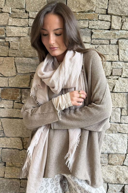 Conrad Slouch Cotton Knit Earth